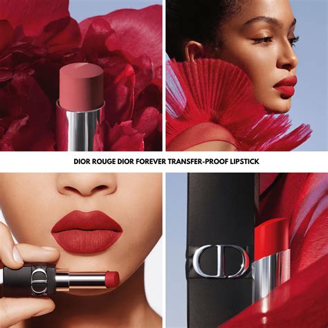 dior forever transfer proof lipstick swatches|Dior rouge forever lacquer lipstick.